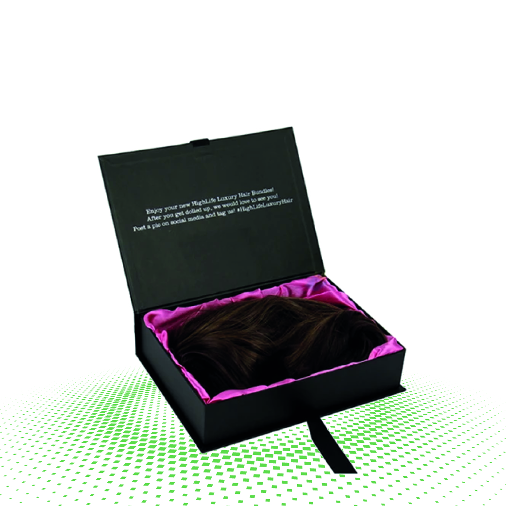 custom hair extension boxes with magnetic closure